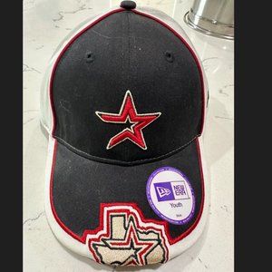 Houston Astros Youth New Era Velcro Adjustable Baseball Cap